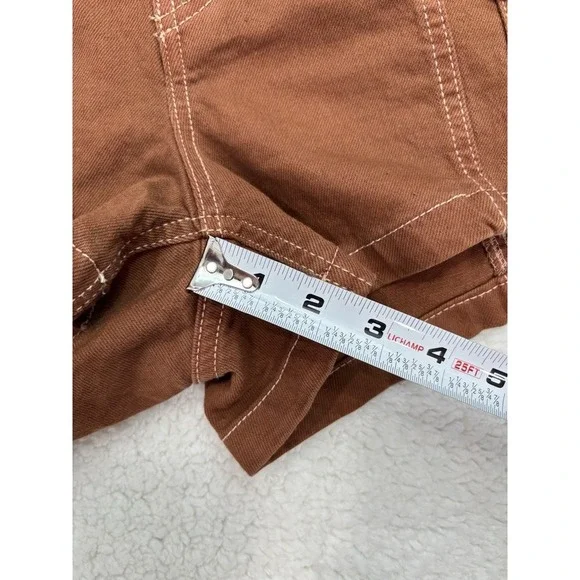Wild Fable Mid Rise Utility Cargo Shorts Brown Low Stretch Women's Large NWT - Picture 9 of 9